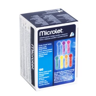 Microlet Lanzetten farbig 100 ST PZN 06691181
