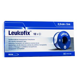 Leukofix 5m x 2.5cm 12 ST PZN 04593385