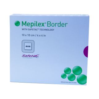Mepilex Border Schaumverband 10x10 cm 5 ST