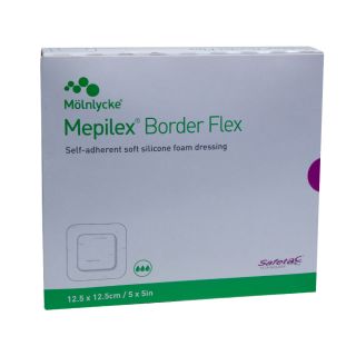 Mepilex Border Flex 12.5x12.5cm Schaumverband haftend 10 ST PZN 12596015