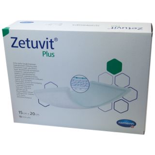Zetuvit plus Saugkompressen steril 15x20cm 10 ST PZN 11554730
