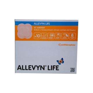 Allevyn Life Silikon-Schaumverband 15,4x15,4cm 10 ST PZN 09634048