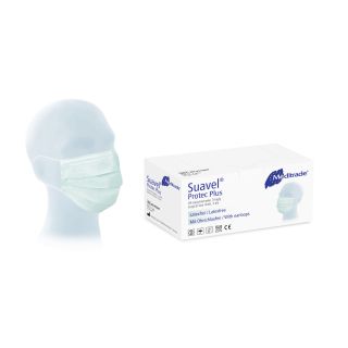 Suavel Protec OP-Maske Typ II blau 50 ST PZN 16731071