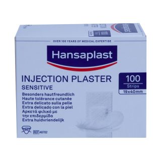 Hansaplast Sensitive Injektionspflaster 1,9x4cm 100 ST PZN 013578249