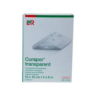 Curapor transparent Wundverband steril 10x15cm 25 ST PZN 02914098