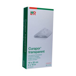 Curapor transparent Wundverband steril 10x25cm 25 ST PZN 02914187