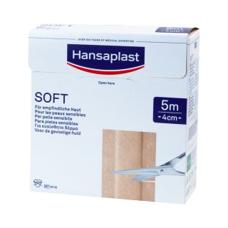 Hansaplast Soft Pflaster Rolle 5mx4cm 1 ST PZN 08861291