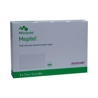 Mepitel steril Netz 5x7cm 5 ST PZN 02818443