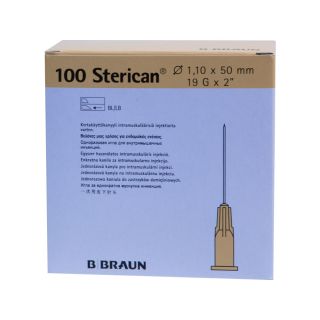 Sterican Kanülen Intramuskulaer 19Gx2 1.1x50mm 100 ST PZN 02057978