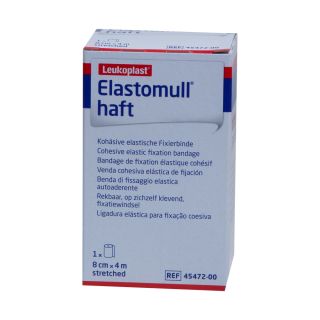 Elastomull haft kohäsive Fixierbinde 8cmx4m 45472 1 ST PZN 02507051