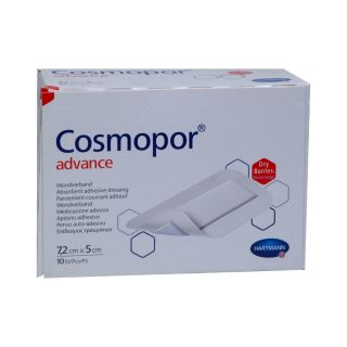 Cosmopor Advance Wundverband 7,2cmx5cm 10 ST PZN 03546490