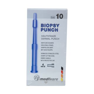 Mediware Biopsy Punch Hautstanze 4mm 10 ST PZN 03805974