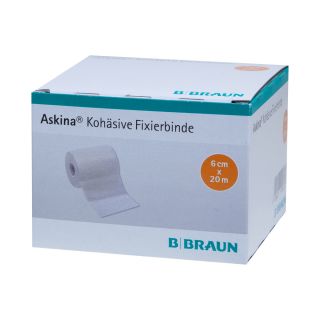 Askina Kohäsive Fixierbinde 20mx6cm 1 ST PZN 06158222