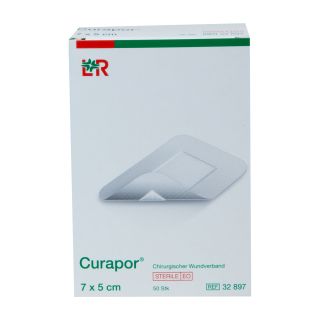 Curapor Chirurgischer Wundverband steril 7x5cm 50 ST PZN 10757170