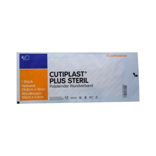 Cutiplast Plus Steril Wundverband 10x24.8cm 1 ST PZN 09755697