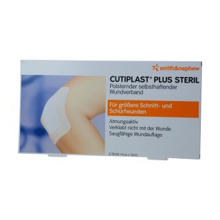 Cutiplast Plus Steril Wundverband 7.8x15cm 5 ST PZN 10325430