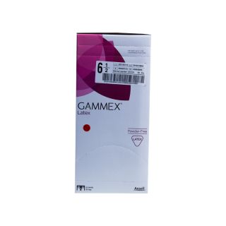 Gammex PF OP-Handschuhe latex puderfrei Gr. 6.5 50x2 ST...