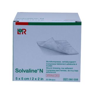 Solvaline N Wundkompressen steril 5x5cm 25 ST PZN 07600737