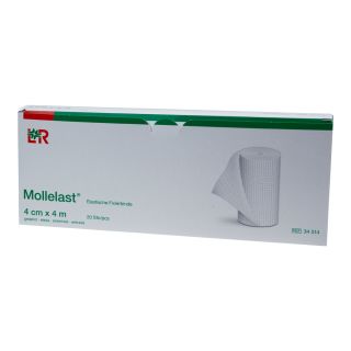 Mollelast elastische Fixierbinde einzeln verpackt 4cmx4m 20 ST PZN 03129970