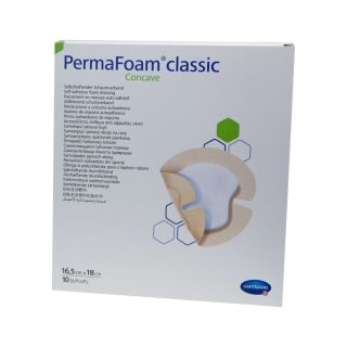 Permafoam classic Concave Schaumverband 16,5x18cm 10 ST PZN 15744605