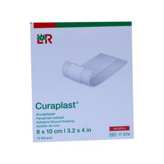 Curaplast Wundschnellverband sensitiv 8x10cm 10 ST PZN 6980117