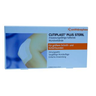 Cutiplast Plus steril Wundverband 10x19,8cm 5 ST PZN 10325447