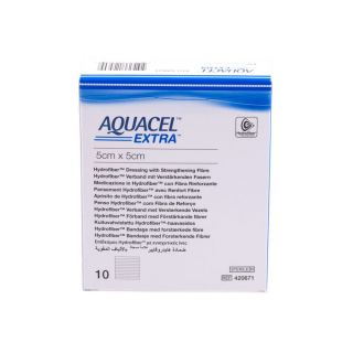 Aquacel Extra Wundauflage 5x5cm 10 ST PZN 09078831