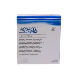 Aquacel Extra Wundauflage 10x10cm 10 ST PZN 09078848