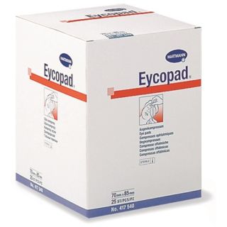 Eycopad Augenkompressen steril 56x70mm 25 ST PZN 02733304