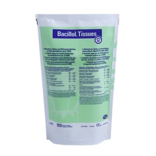 Bacillol Tissues Nachfüllpackung 100 ST PZN 00916868