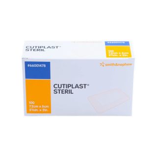 Cutiplast steril Wundverband 7,2x5cm 100 ST PZN 02479656