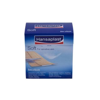 Hansaplast Soft Pflaster 5mx6cm Rolle 1 ST PZN 08861345