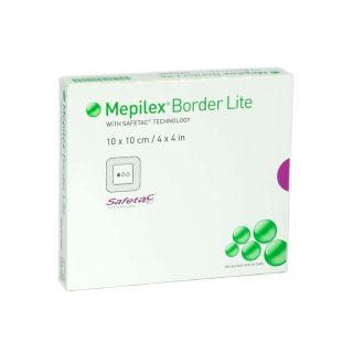 Mepilex Border Lite Schaumverband steril 10x10cm 5 ST PZN 01018657