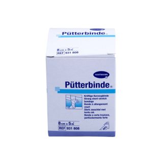 Pütterbinde Kurzzugbinde 8cmx5m 1 ST PZN 03469200