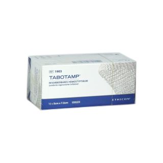 Tabotamp Hämostyptikum Wundgaze 5x7,5cm 10 ST PZN 02484580