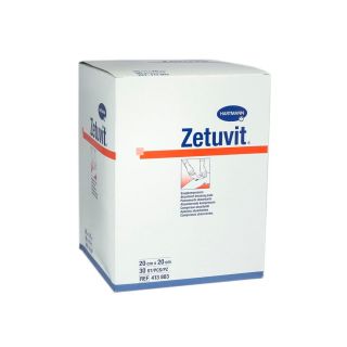 Zetuvit Saugkompresse unsteril 20x20cm 30 ST PZN 01981661