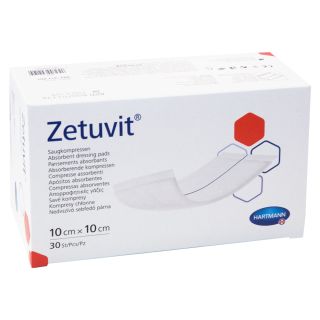 Zetuvit Saugkompresse unsteril 10x10cm 30 ST PZN 01905507