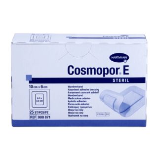 Cosmopor E steril Wundverband 10x6cm 25 ST