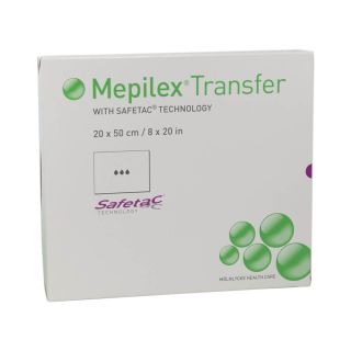 Mepilex Transfer Schaumverband 20x50 cm steril 4 ST PZN 09891673