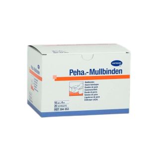 Peha-Mullbinden 10cmx4m 20 ST PZN 10069263