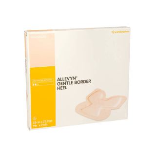 Allevyn Gentle Border Heel Schaumverband 5 ST PZN 02691416