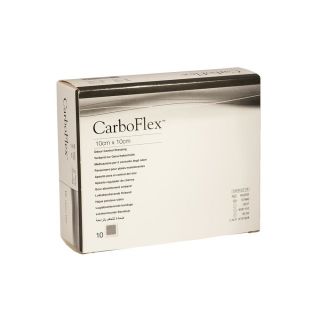 Carboflex Superabsorber Wundverband 10x10cm 10 ST PZN 08591153