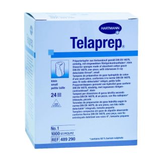 Telaprep Präp. Tupfer unsteril Gr. 1 klein 1000 ST PZN 02724446