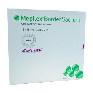 Mepilex Border Sacrum Schaumverband 18x18 cm 10 ST PZN 09062758