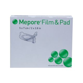 Mepore Film Pad Folienverband oval 5x7cm 5 ST PZN 01629148
